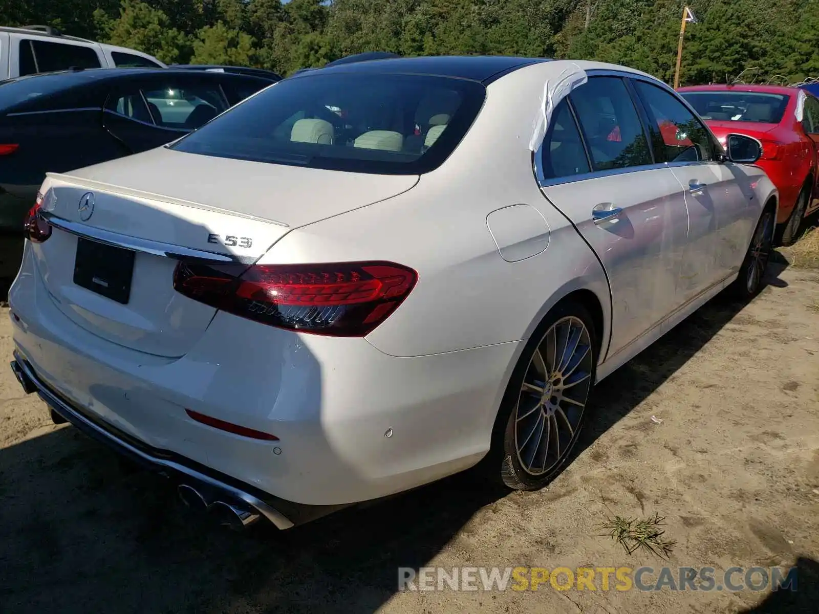 4 Photograph of a damaged car W1KZF6BB0MA879755 MERCEDES-BENZ E-CLASS 2021