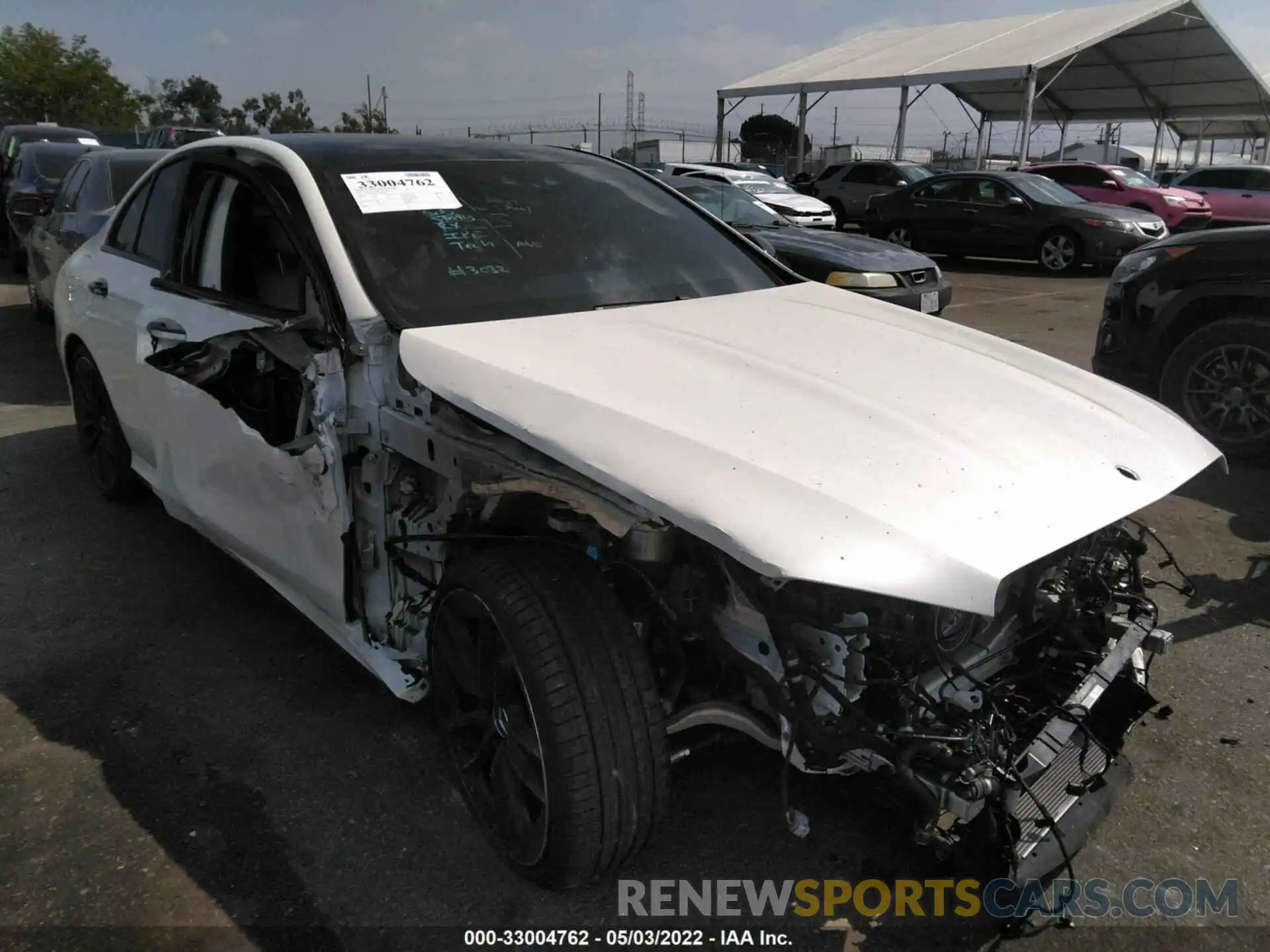 1 Photograph of a damaged car W1KZF6BB1MA985499 MERCEDES-BENZ E-CLASS 2021