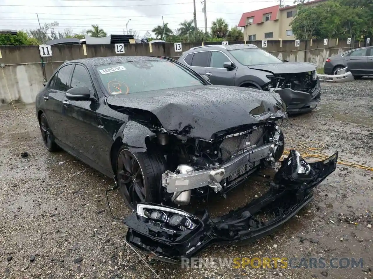 1 Photograph of a damaged car W1KZF6BBXMA994864 MERCEDES-BENZ E-CLASS 2021