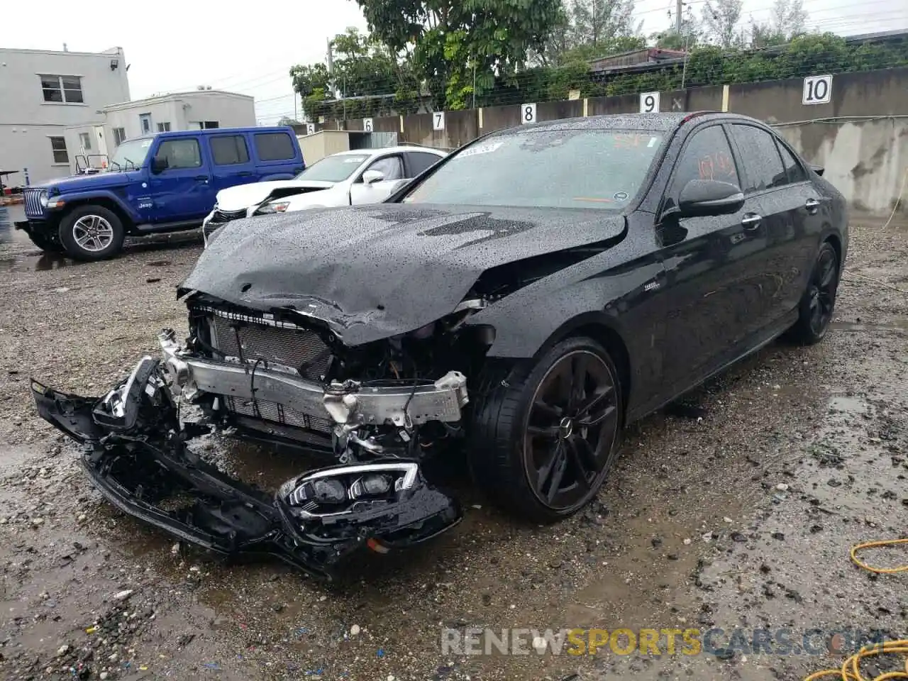 2 Photograph of a damaged car W1KZF6BBXMA994864 MERCEDES-BENZ E-CLASS 2021