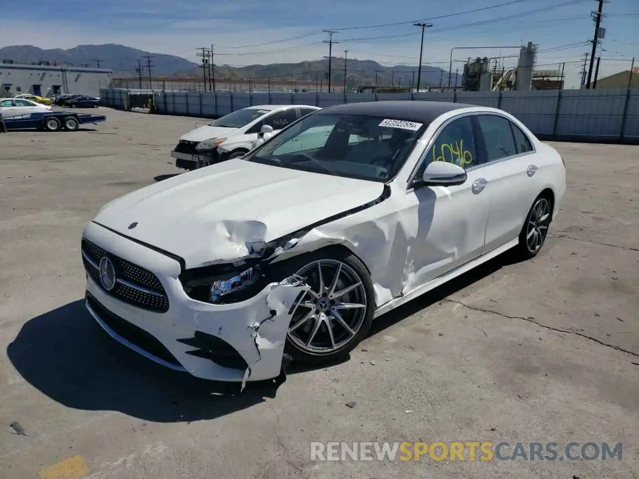 2 Photograph of a damaged car W1KZF8DB0MA892353 MERCEDES-BENZ E-CLASS 2021