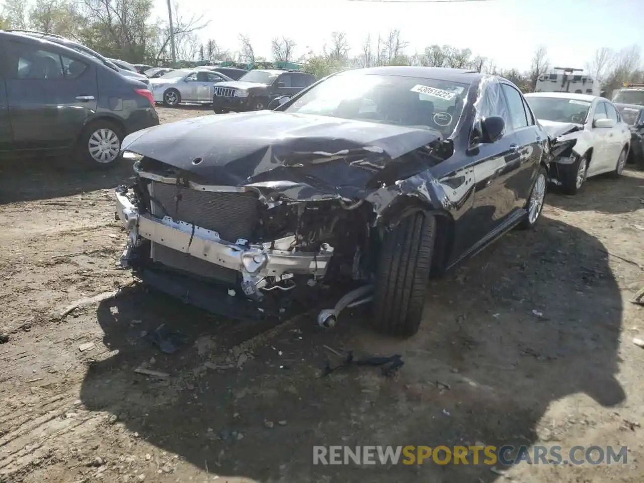 2 Photograph of a damaged car W1KZF8DB0MA892434 MERCEDES-BENZ E-CLASS 2021