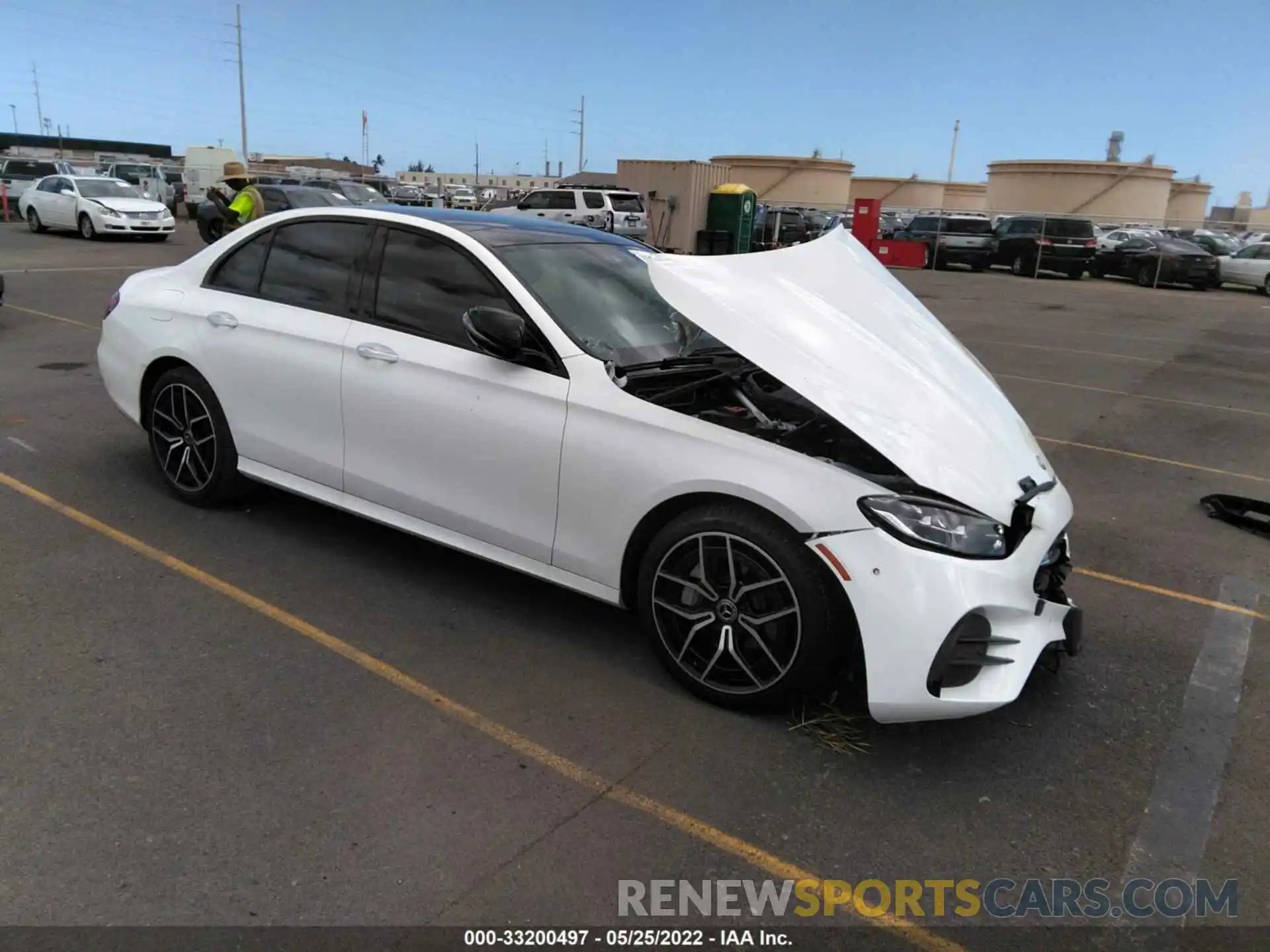 1 Photograph of a damaged car W1KZF8DB1MA893009 MERCEDES-BENZ E-CLASS 2021