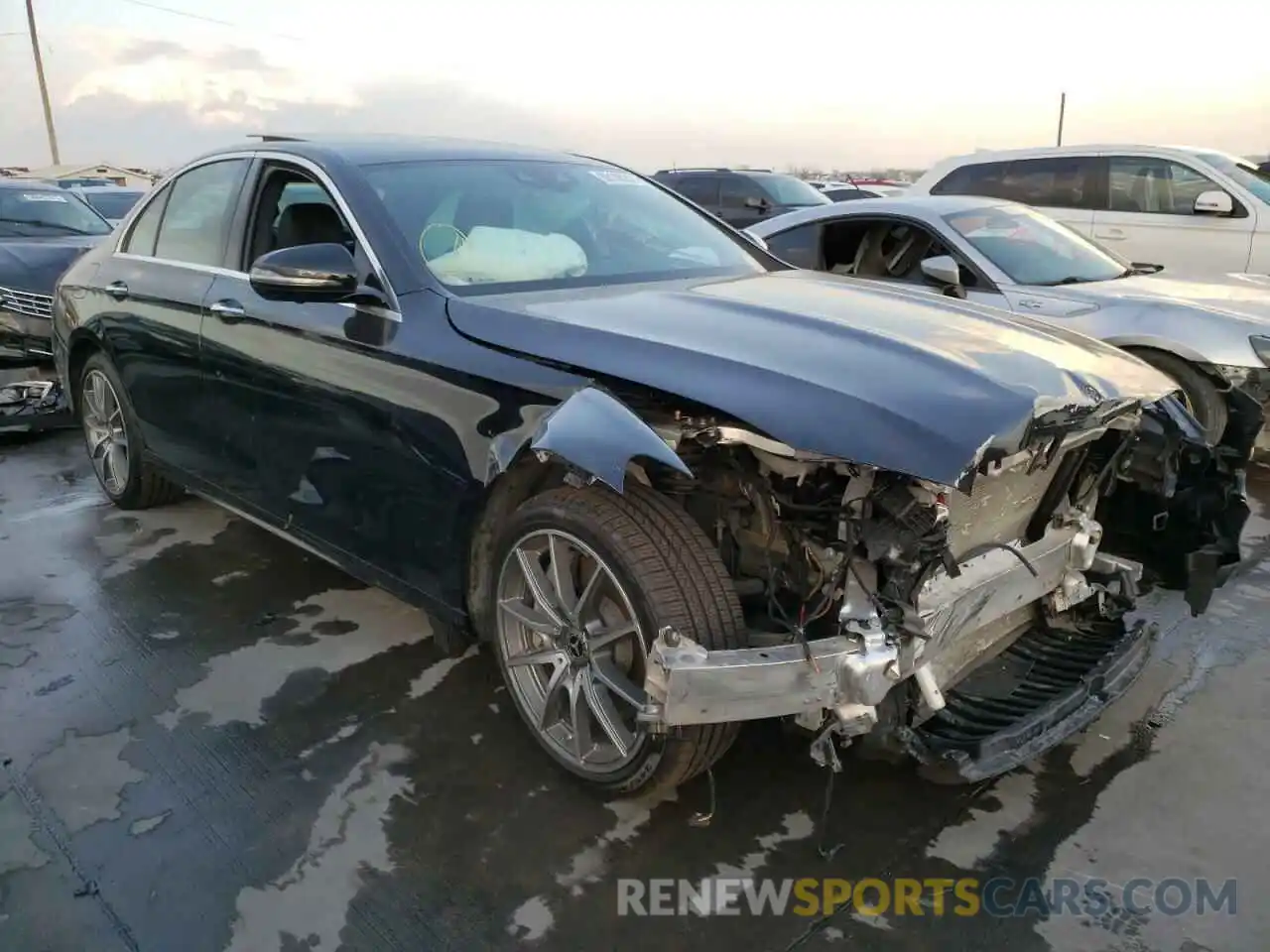 1 Photograph of a damaged car W1KZF8DB1MA909855 MERCEDES-BENZ E-CLASS 2021