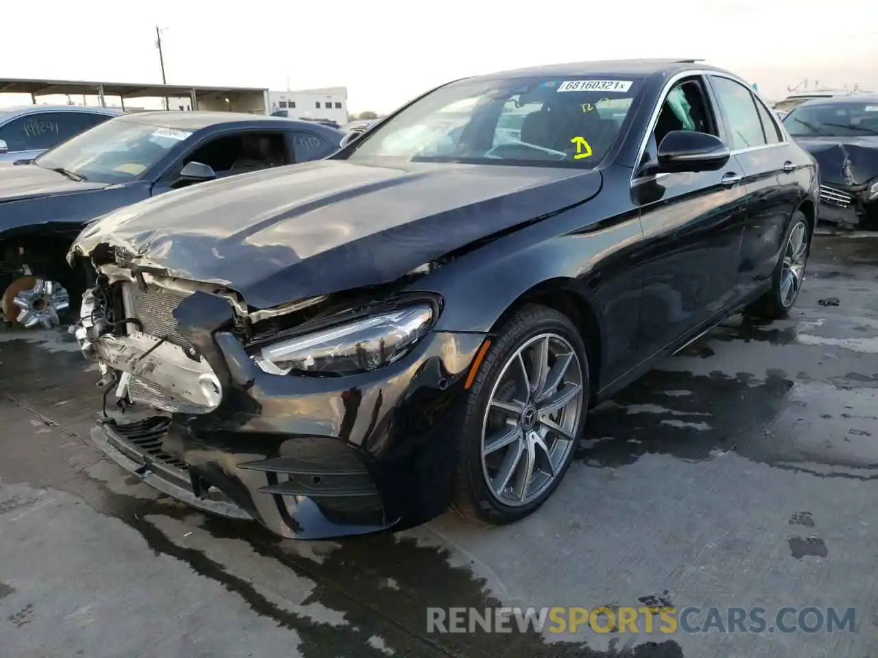 2 Photograph of a damaged car W1KZF8DB1MA909855 MERCEDES-BENZ E-CLASS 2021