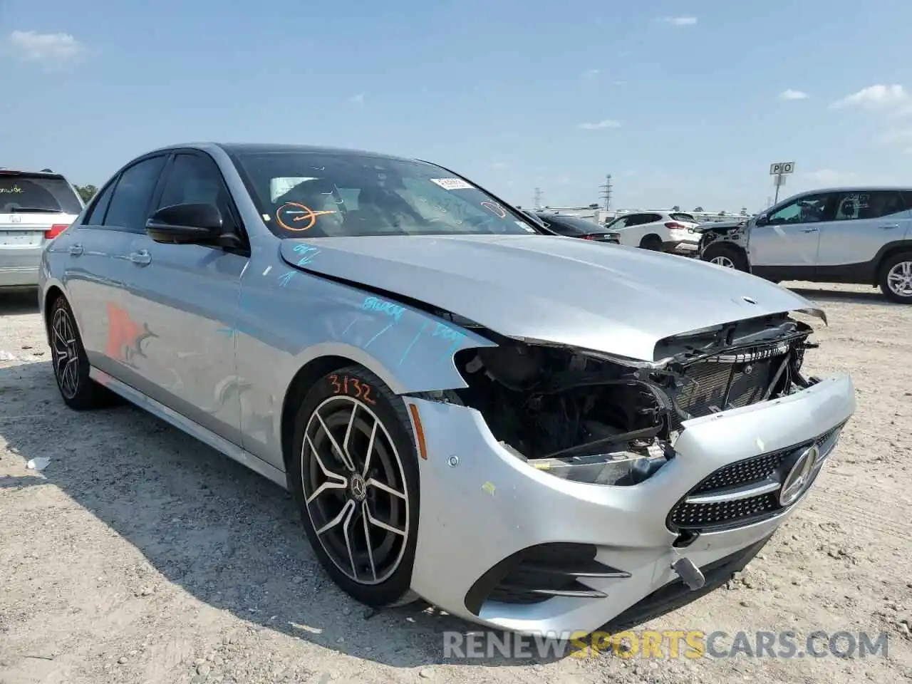 1 Photograph of a damaged car W1KZF8DB1MA960434 MERCEDES-BENZ E-CLASS 2021