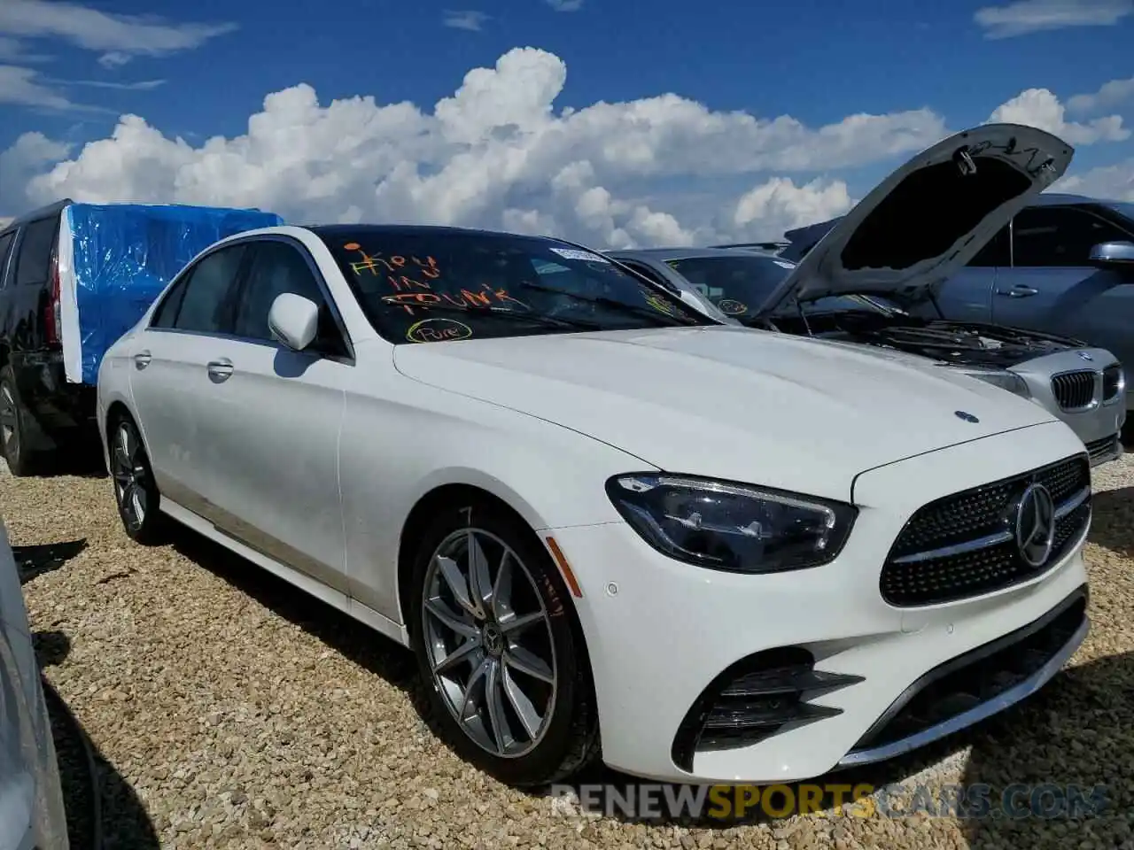 1 Photograph of a damaged car W1KZF8DB2MA963648 MERCEDES-BENZ E-CLASS 2021