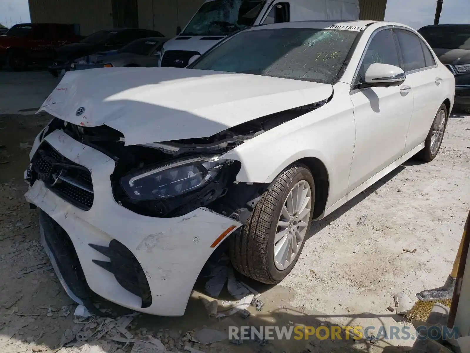 2 Photograph of a damaged car W1KZF8DB3MA927547 MERCEDES-BENZ E-CLASS 2021