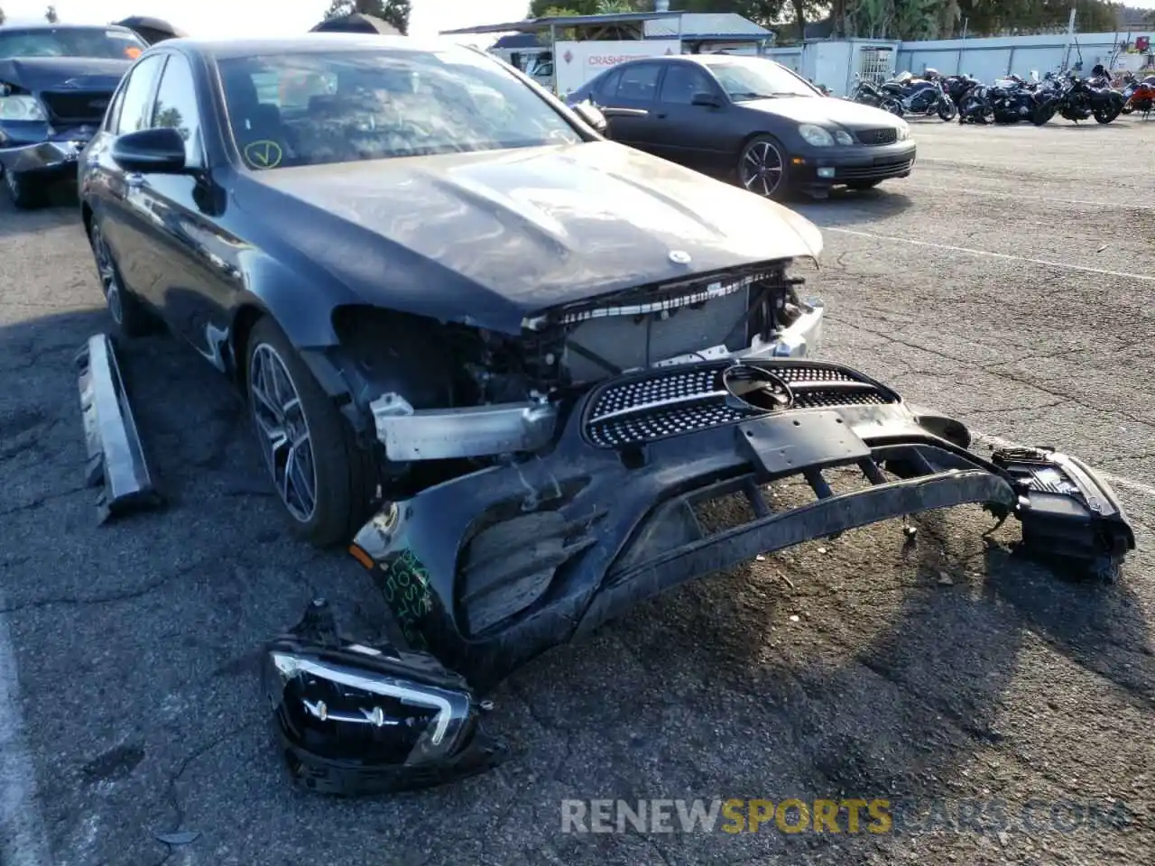 1 Photograph of a damaged car W1KZF8DB3MA971418 MERCEDES-BENZ E-CLASS 2021