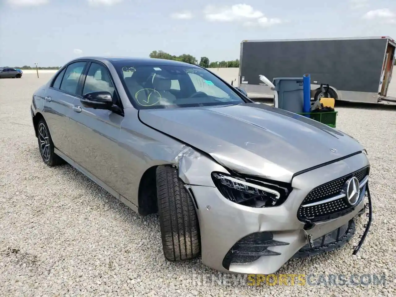 1 Photograph of a damaged car W1KZF8DB3MA973184 MERCEDES-BENZ E-CLASS 2021