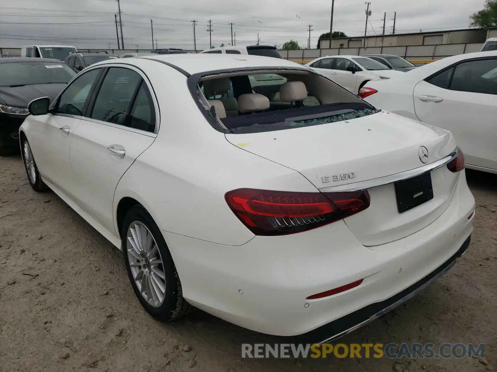 3 Photograph of a damaged car W1KZF8DB4MA880156 MERCEDES-BENZ E-CLASS 2021