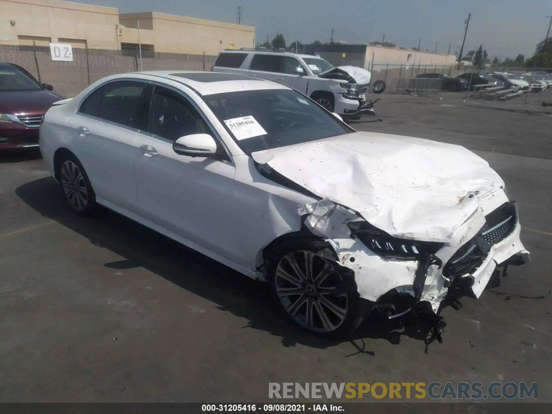 1 Photograph of a damaged car W1KZF8DB4MA896065 MERCEDES-BENZ E-CLASS 2021