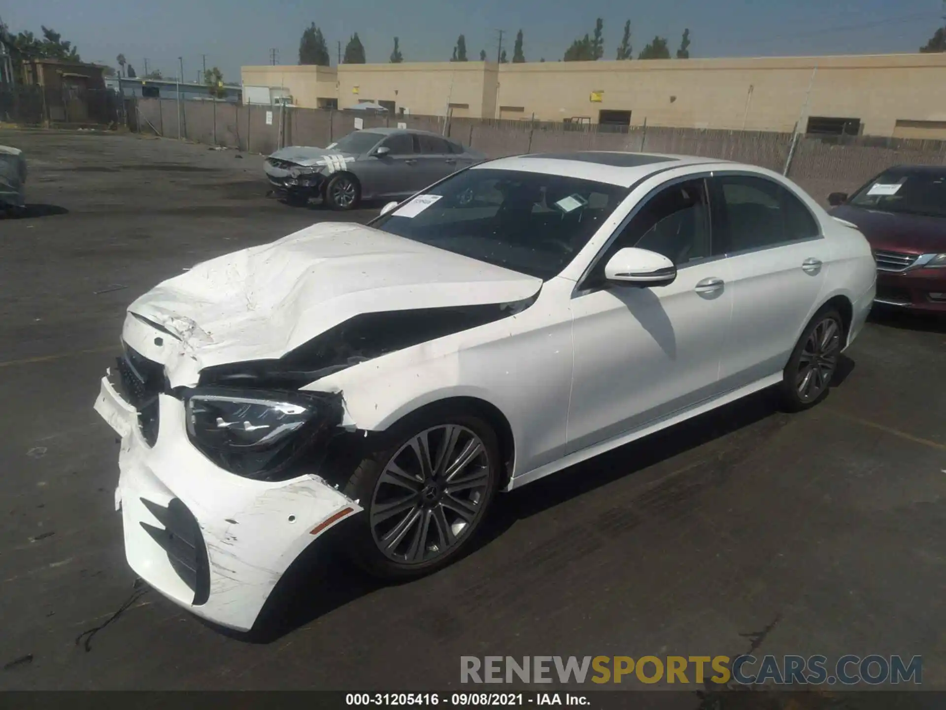 2 Photograph of a damaged car W1KZF8DB4MA896065 MERCEDES-BENZ E-CLASS 2021