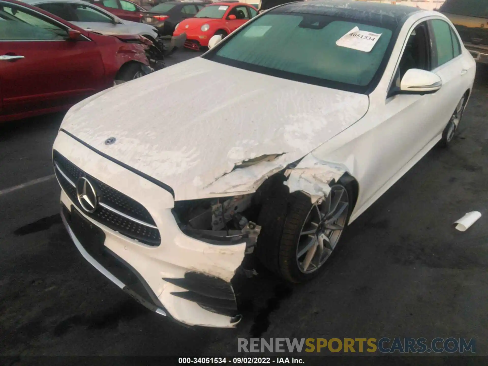 6 Photograph of a damaged car W1KZF8DB4MA911874 MERCEDES-BENZ E-CLASS 2021