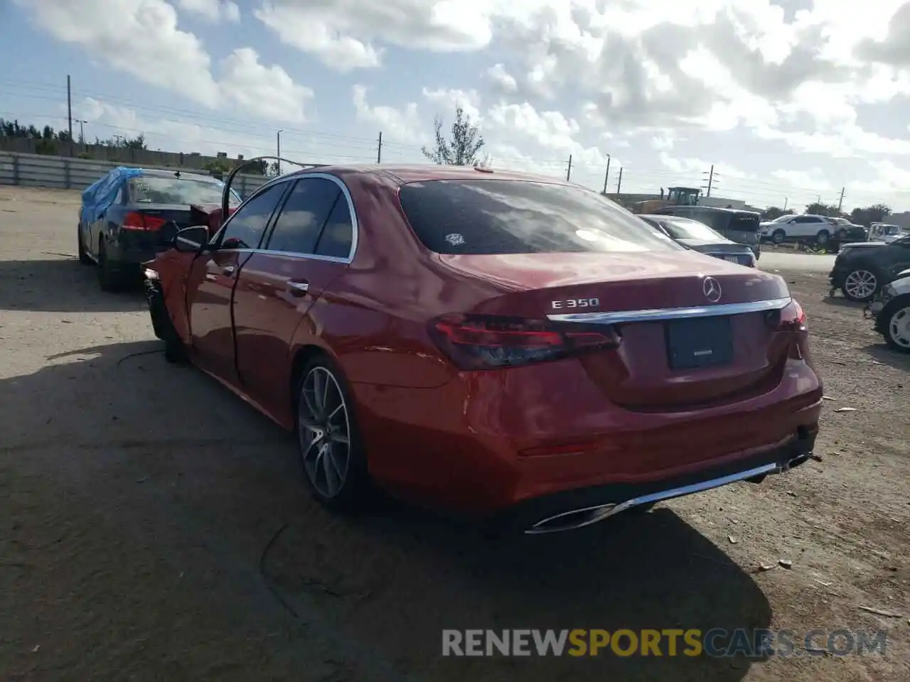 3 Photograph of a damaged car W1KZF8DB4MA922776 MERCEDES-BENZ E-CLASS 2021