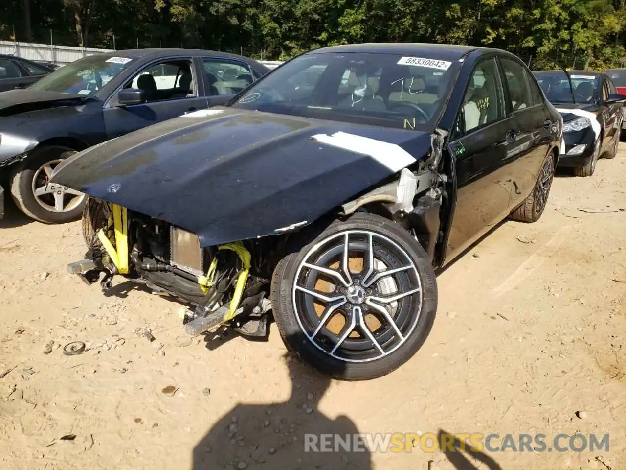 2 Photograph of a damaged car W1KZF8DB4MA938489 MERCEDES-BENZ E-CLASS 2021