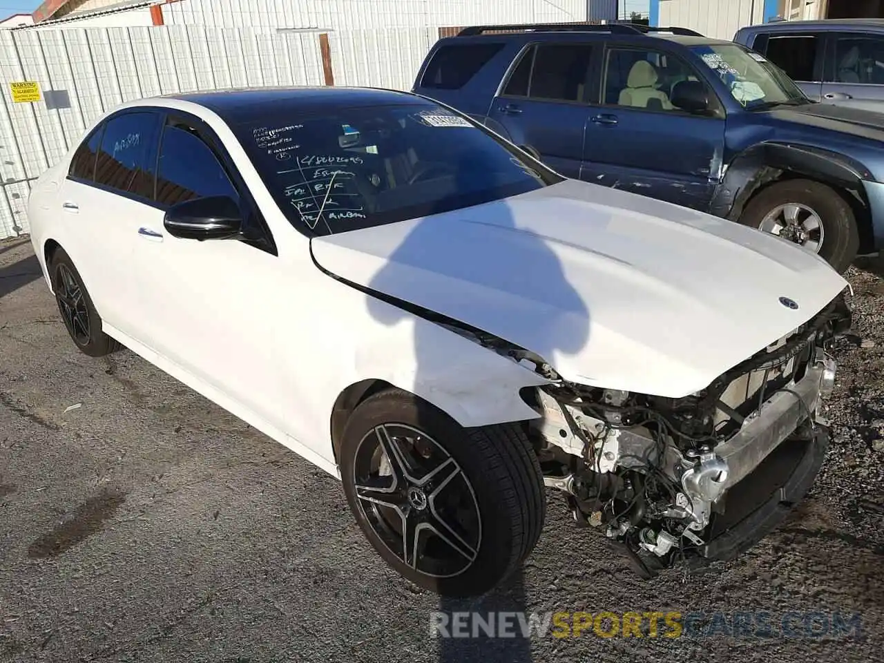 1 Photograph of a damaged car W1KZF8DB4MA958922 MERCEDES-BENZ E-CLASS 2021