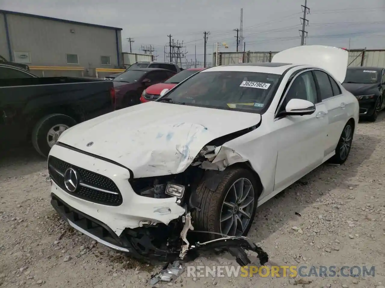 2 Photograph of a damaged car W1KZF8DB4MA978474 MERCEDES-BENZ E-CLASS 2021