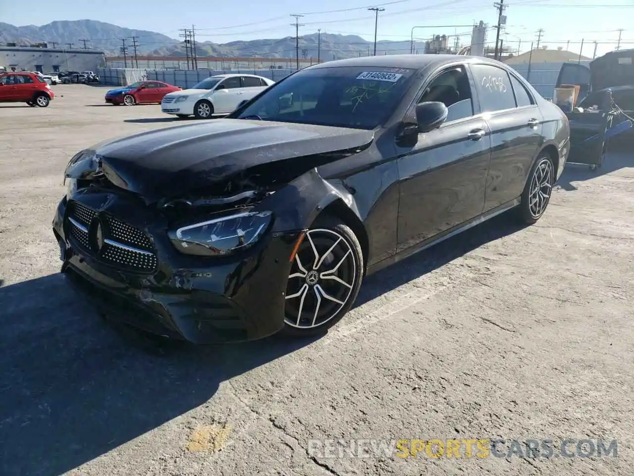 2 Photograph of a damaged car W1KZF8DB5MA932507 MERCEDES-BENZ E-CLASS 2021