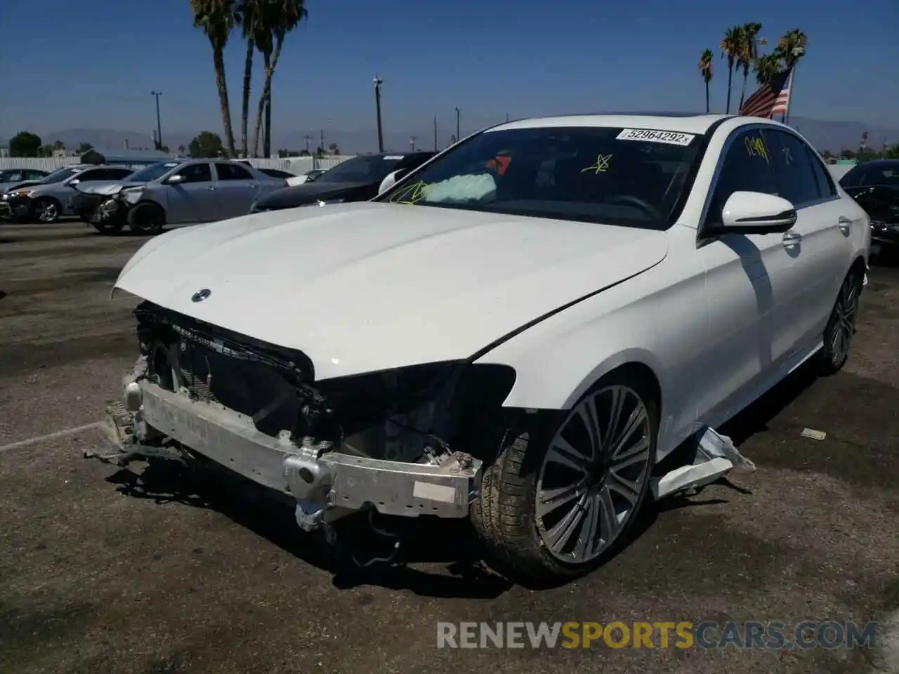 2 Photograph of a damaged car W1KZF8DB5MA933172 MERCEDES-BENZ E-CLASS 2021