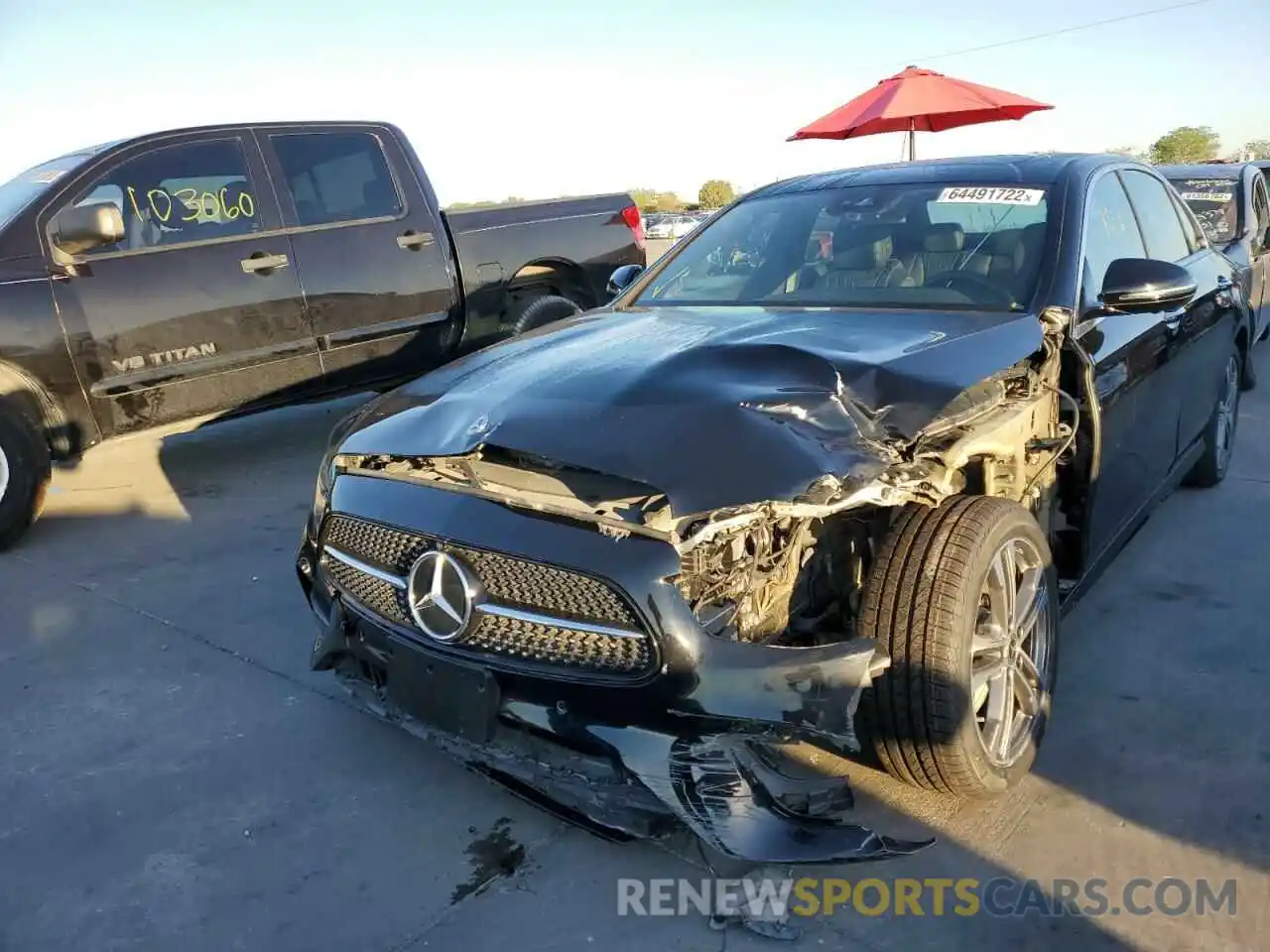 2 Photograph of a damaged car W1KZF8DB5MA962977 MERCEDES-BENZ E-CLASS 2021