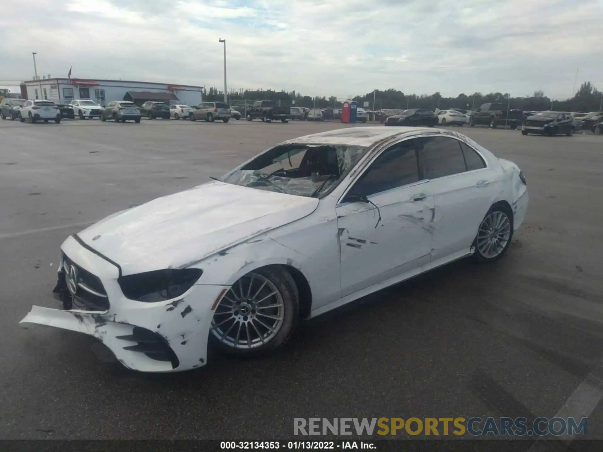 2 Photograph of a damaged car W1KZF8DB6MA892406 MERCEDES-BENZ E-CLASS 2021