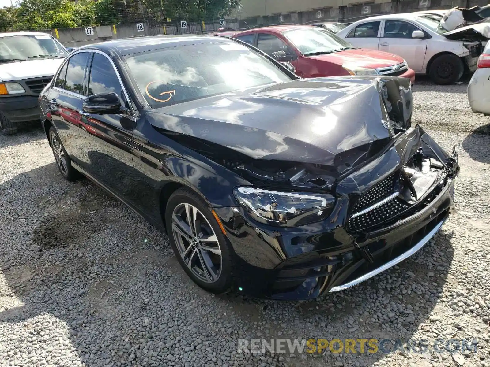 1 Photograph of a damaged car W1KZF8DB6MA897685 MERCEDES-BENZ E CLASS 2021