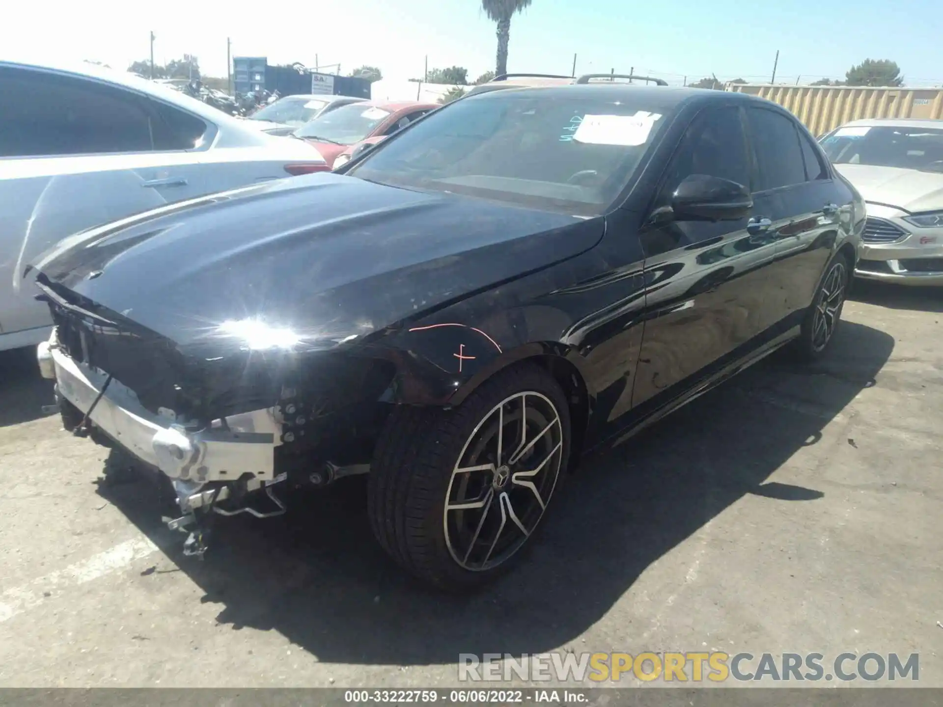 2 Photograph of a damaged car W1KZF8DB6MA906224 MERCEDES-BENZ E-CLASS 2021