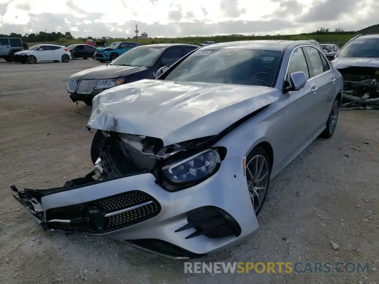 2 Photograph of a damaged car W1KZF8DB6MA965659 MERCEDES-BENZ E-CLASS 2021