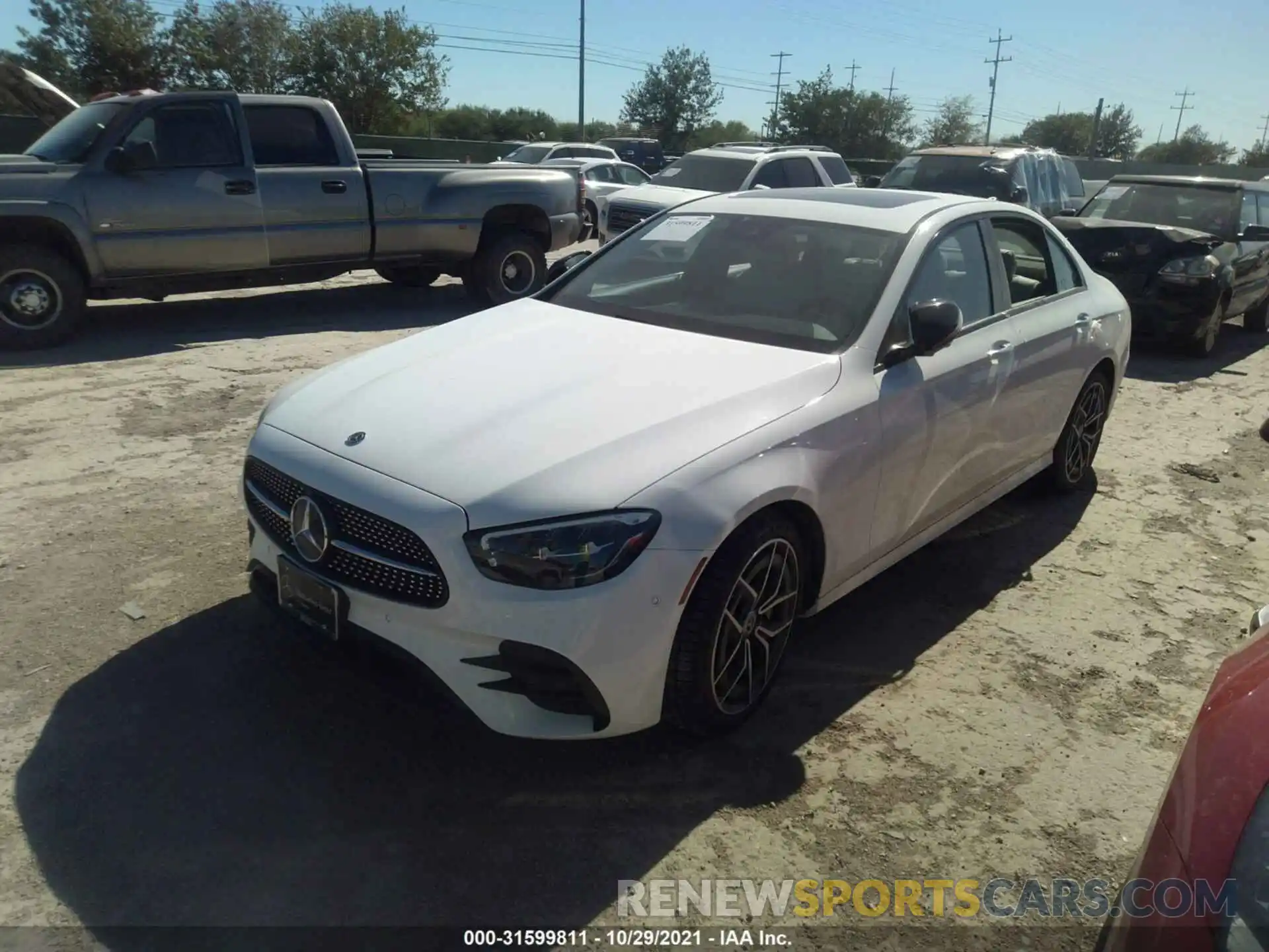 2 Photograph of a damaged car W1KZF8DB7MA904045 MERCEDES-BENZ E-CLASS 2021