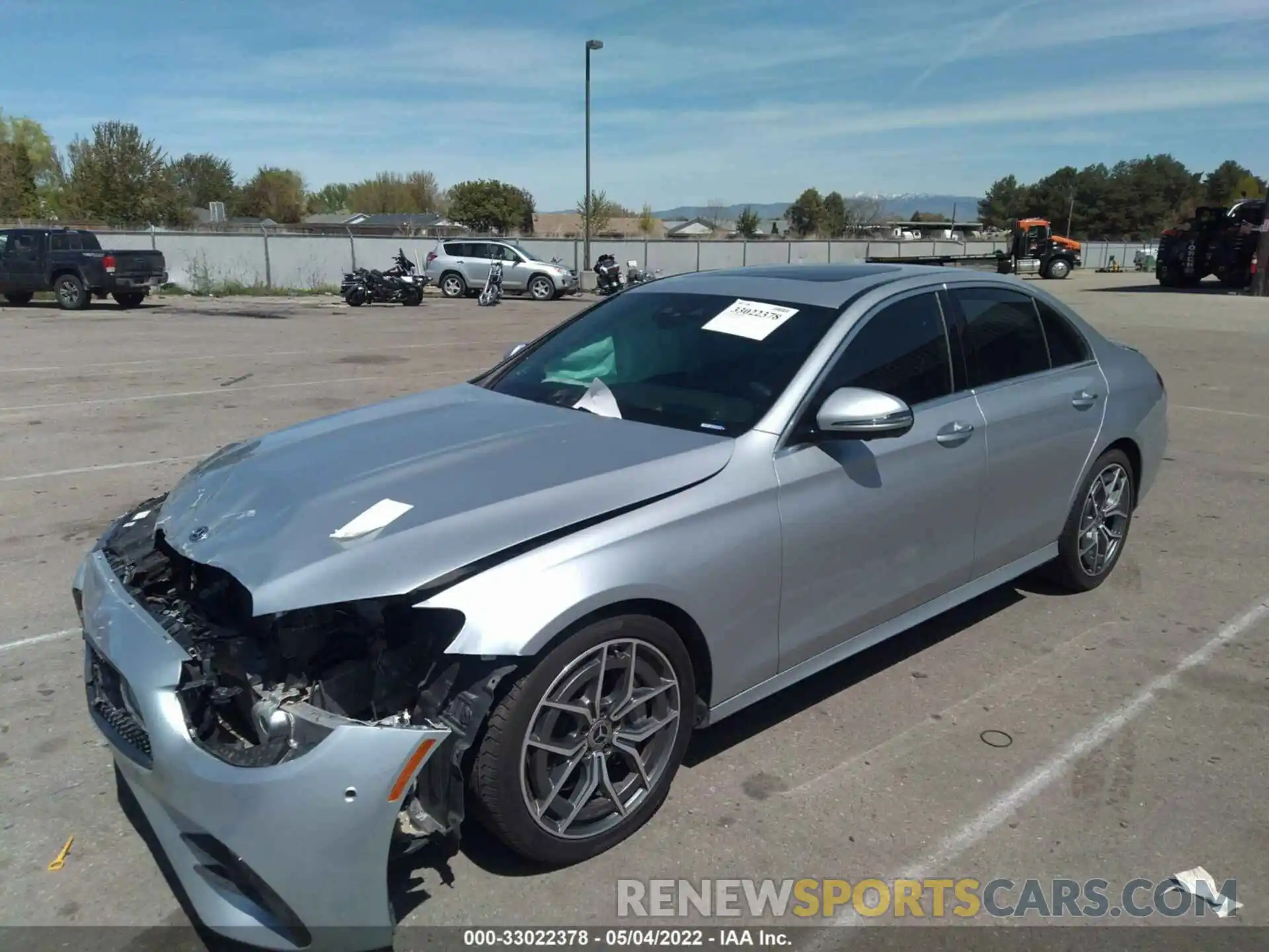 2 Photograph of a damaged car W1KZF8DB7MA920861 MERCEDES-BENZ E-CLASS 2021