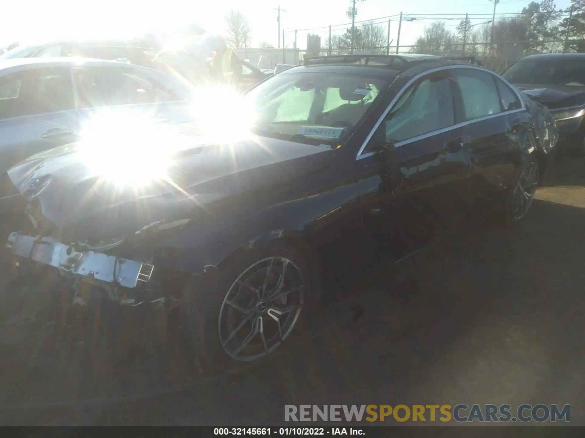 2 Photograph of a damaged car W1KZF8DB7MA938471 MERCEDES-BENZ E-CLASS 2021