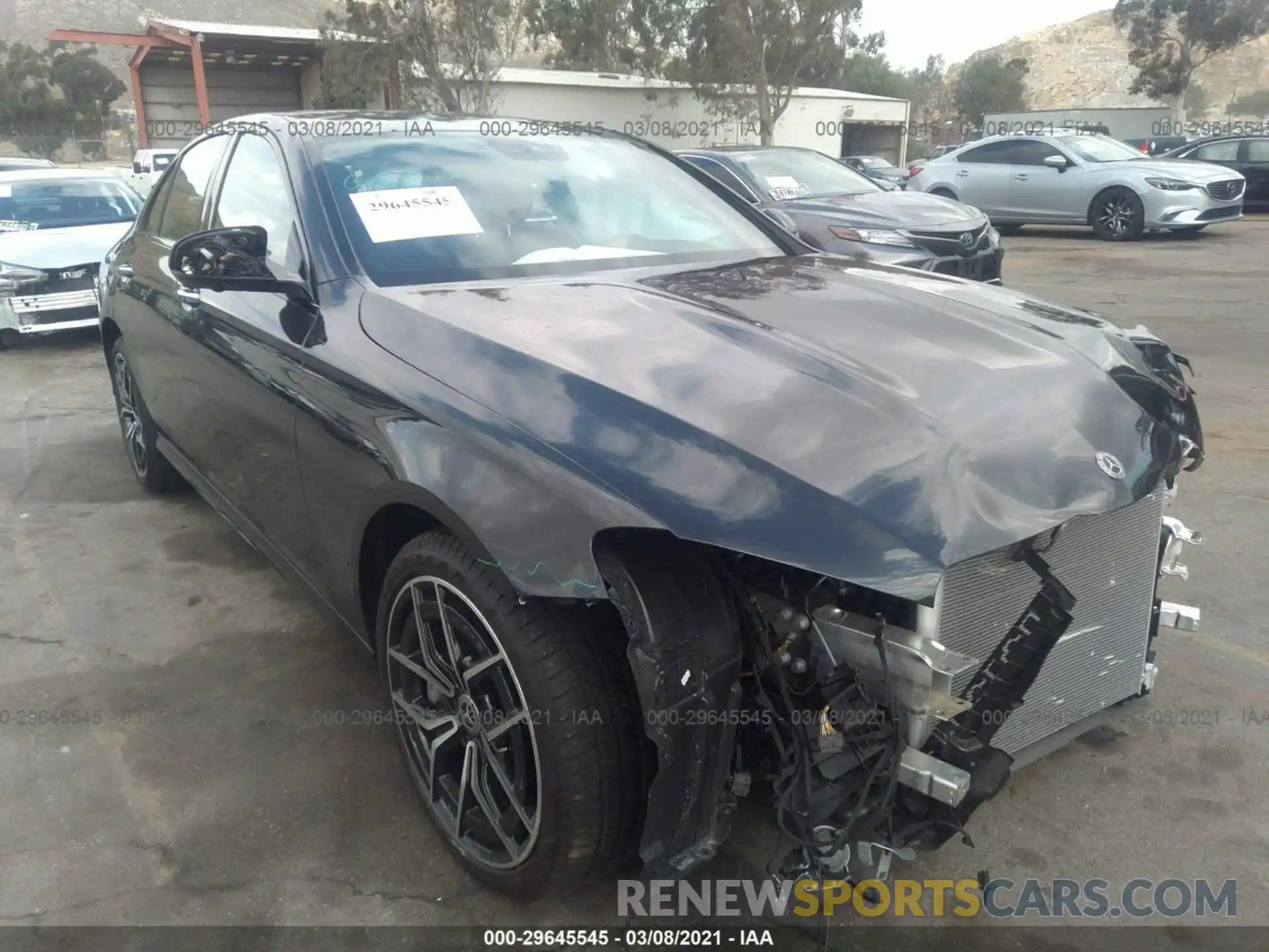 1 Photograph of a damaged car W1KZF8DB8MA893072 MERCEDES-BENZ E-CLASS 2021