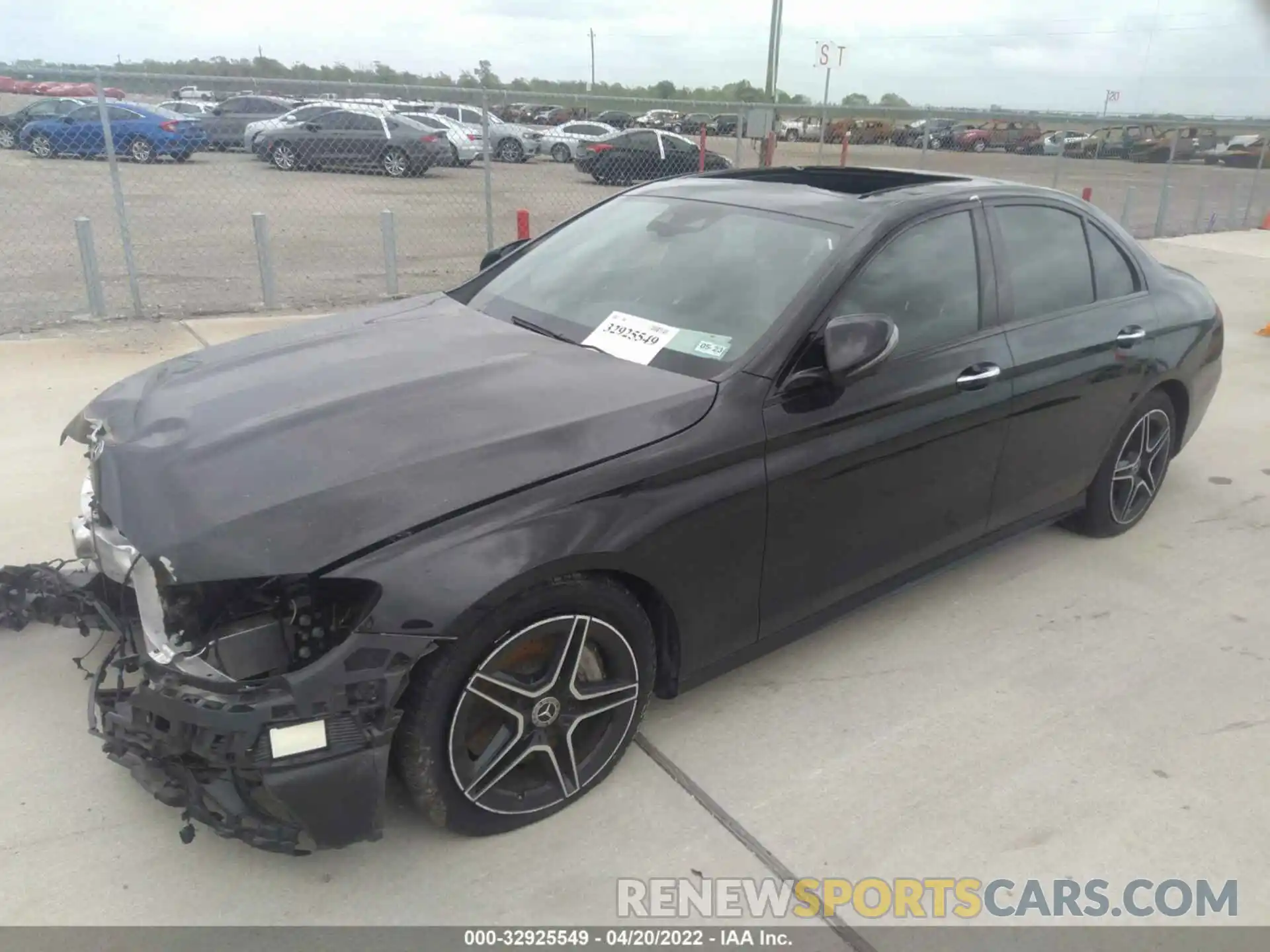 2 Photograph of a damaged car W1KZF8DB8MA951620 MERCEDES-BENZ E-CLASS 2021