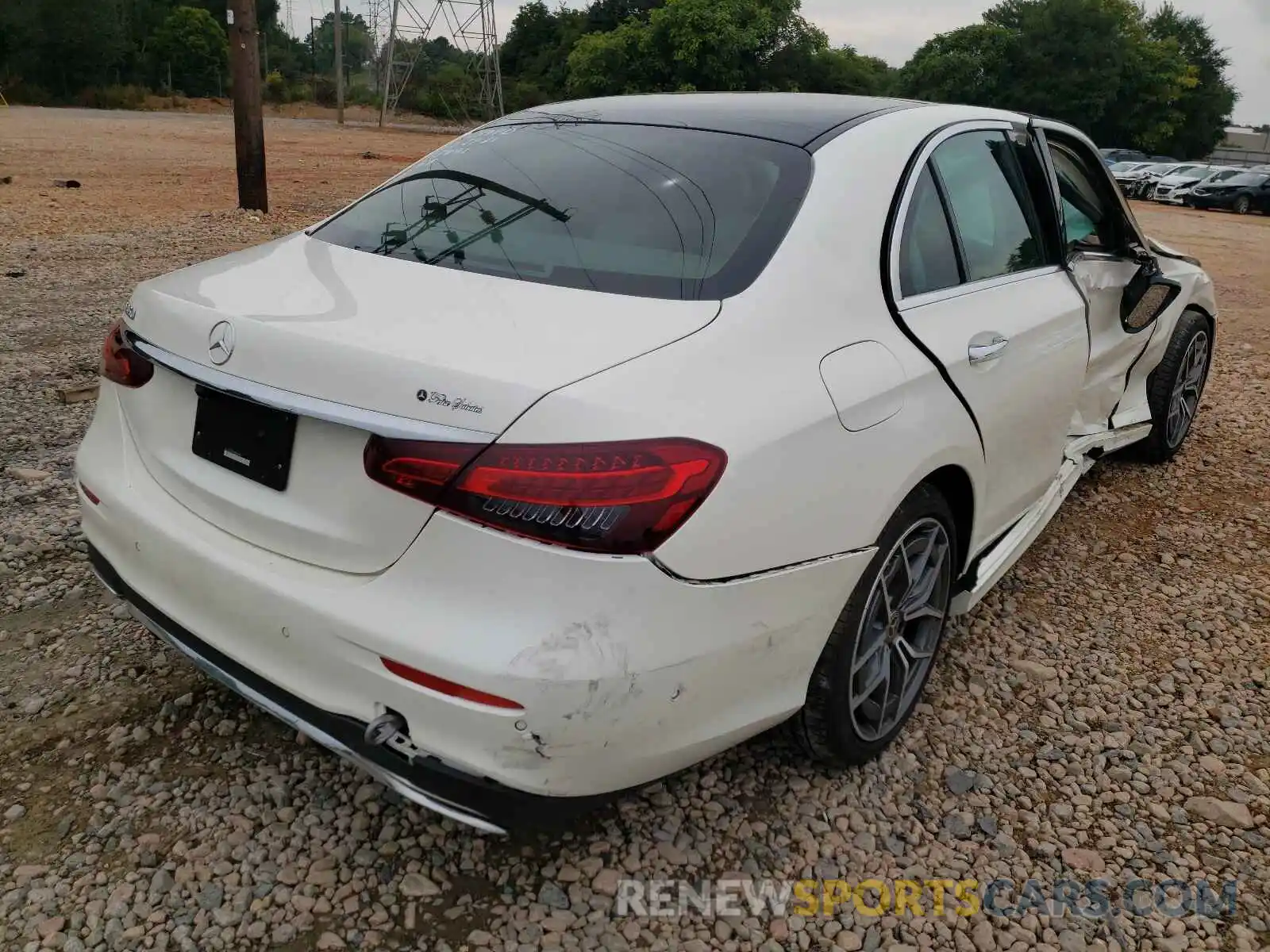 4 Photograph of a damaged car W1KZF8DB9MA865491 MERCEDES-BENZ E-CLASS 2021