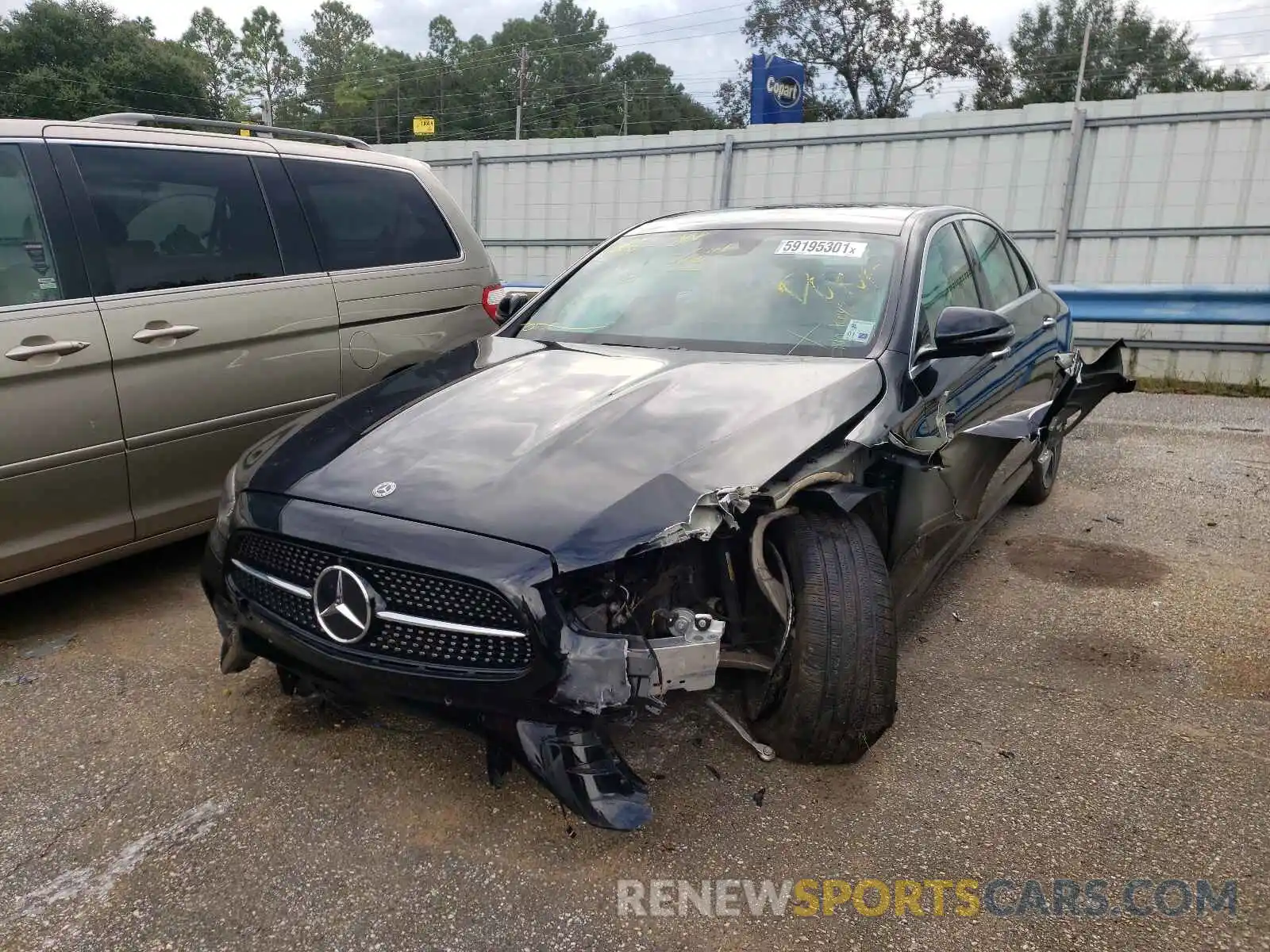 2 Photograph of a damaged car W1KZF8DB9MA908498 MERCEDES-BENZ E-CLASS 2021