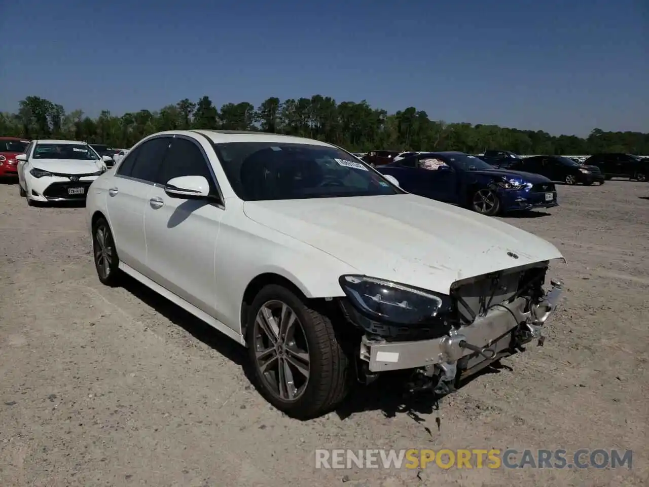 1 Photograph of a damaged car W1KZF8DB9MA981970 MERCEDES-BENZ E-CLASS 2021