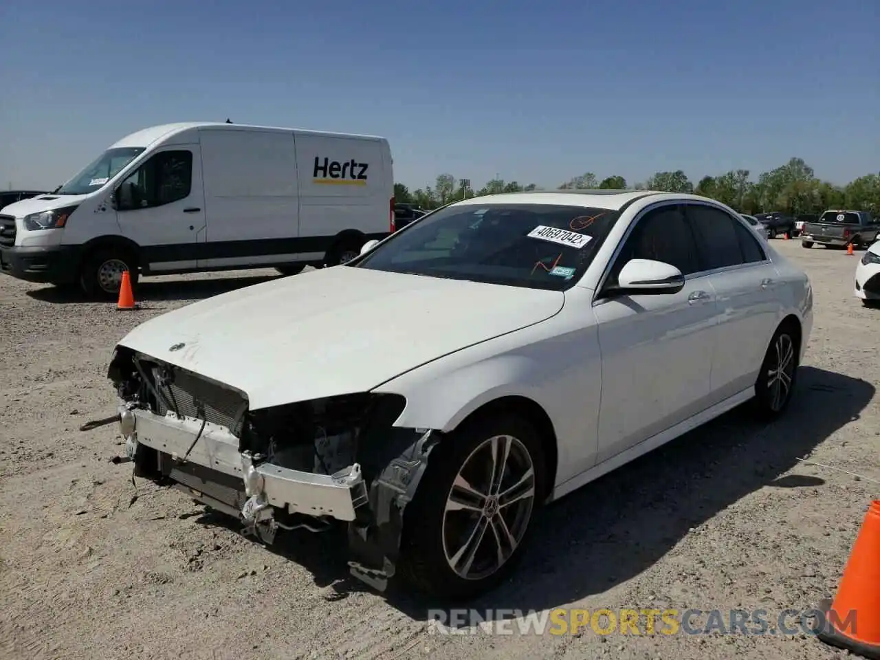 2 Photograph of a damaged car W1KZF8DB9MA981970 MERCEDES-BENZ E-CLASS 2021