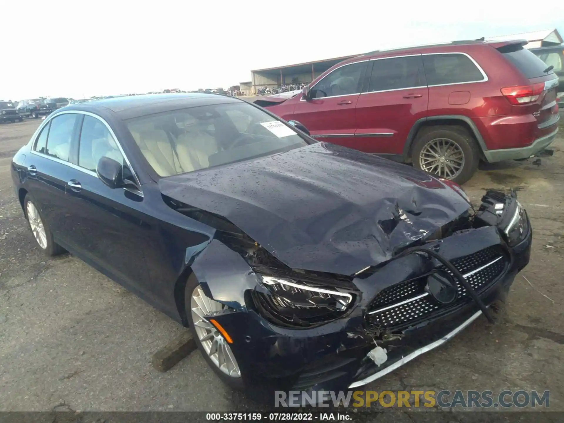 1 Photograph of a damaged car W1KZF8DBXMA909790 MERCEDES-BENZ E-CLASS 2021