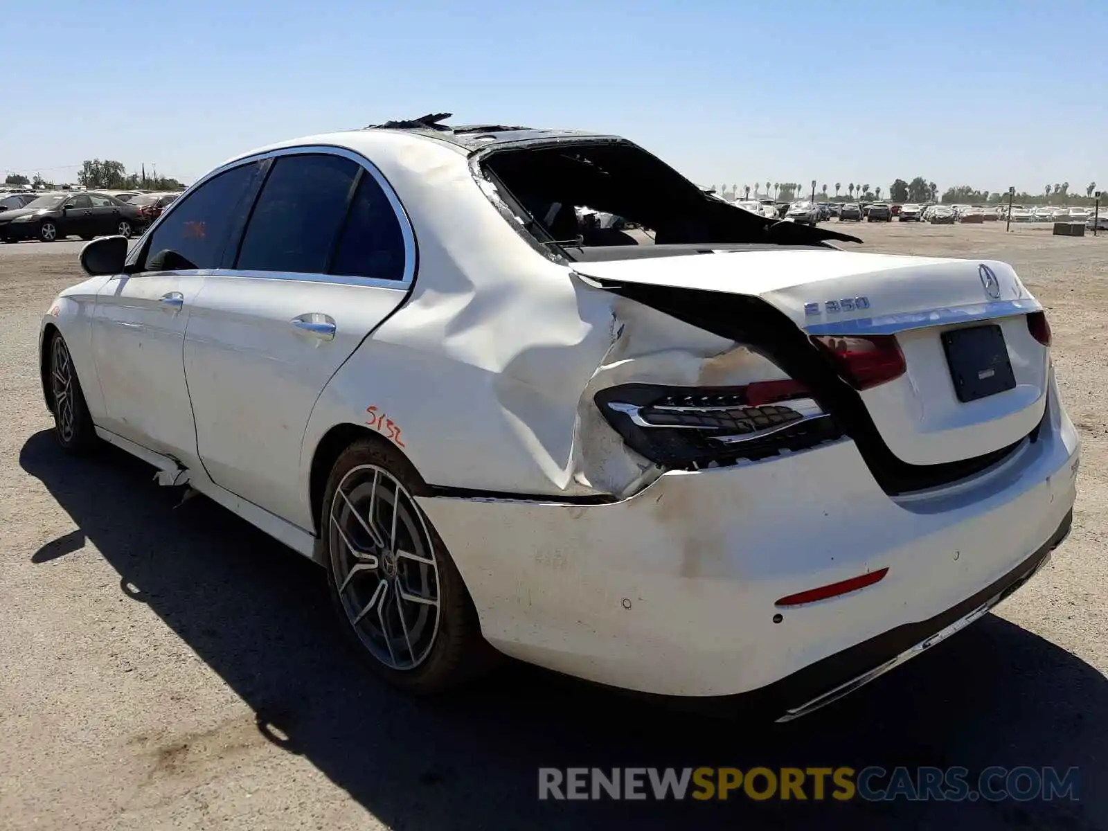 3 Photograph of a damaged car W1KZF8DBXMA911409 MERCEDES-BENZ E-CLASS 2021