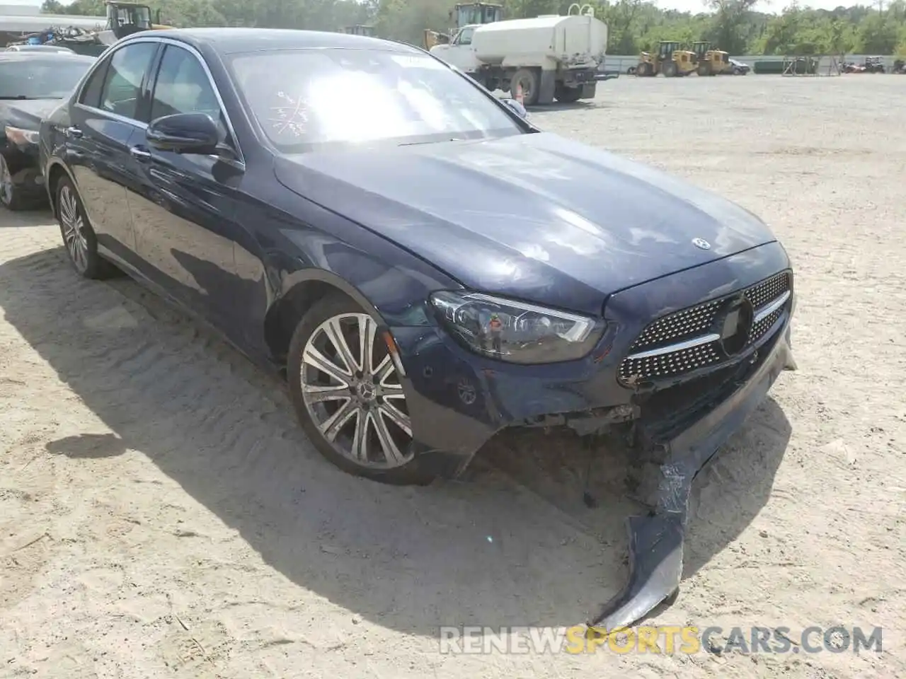 1 Photograph of a damaged car W1KZF8DBXMA919414 MERCEDES-BENZ E-CLASS 2021