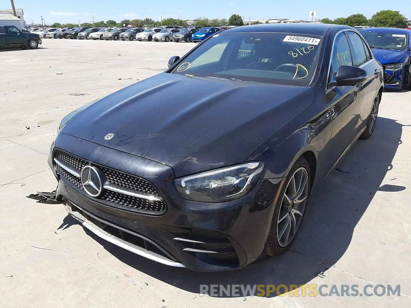 2 Photograph of a damaged car W1KZF8DBXMA921079 MERCEDES-BENZ E-CLASS 2021