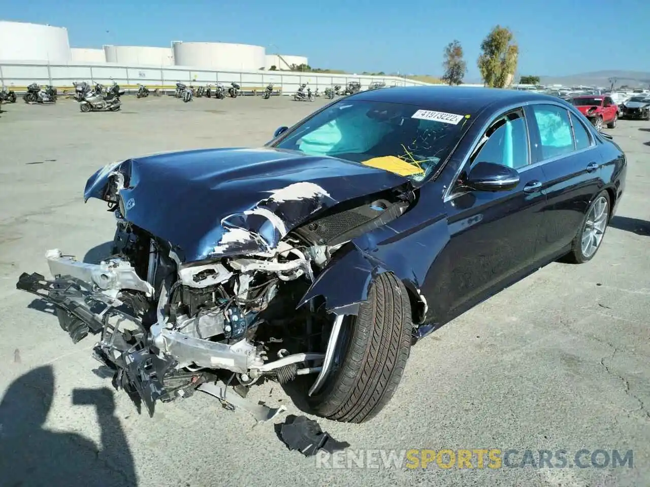 2 Photograph of a damaged car W1KZF8DBXMA971965 MERCEDES-BENZ E-CLASS 2021