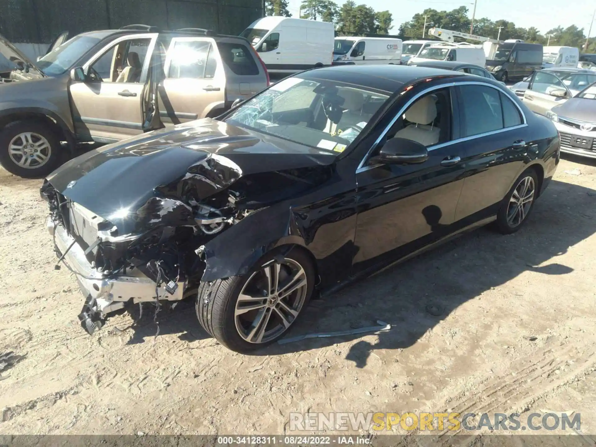 2 Photograph of a damaged car W1KZF8EB0MA886566 MERCEDES-BENZ E-CLASS 2021