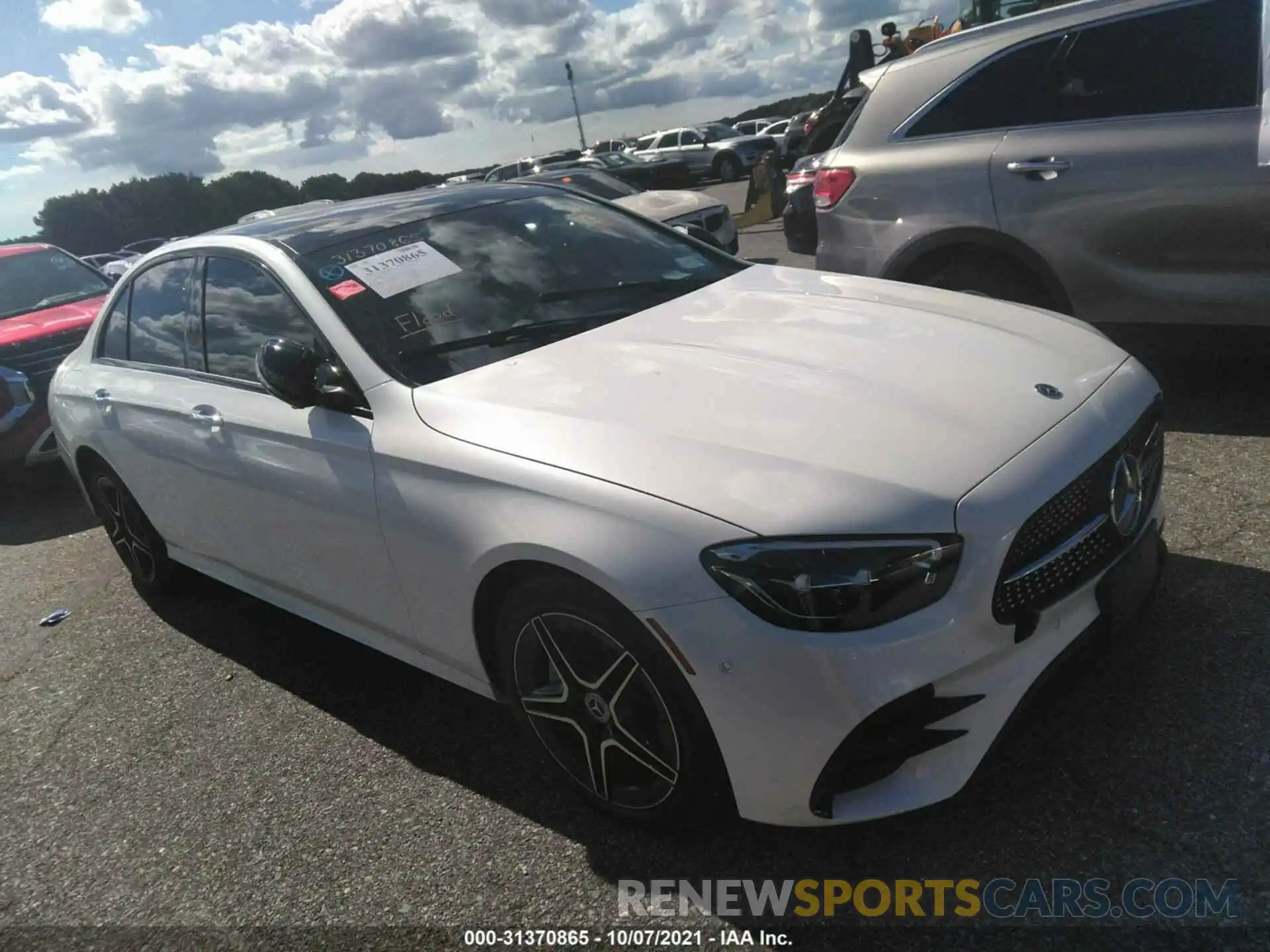 1 Photograph of a damaged car W1KZF8EB0MA906962 MERCEDES-BENZ E-CLASS 2021