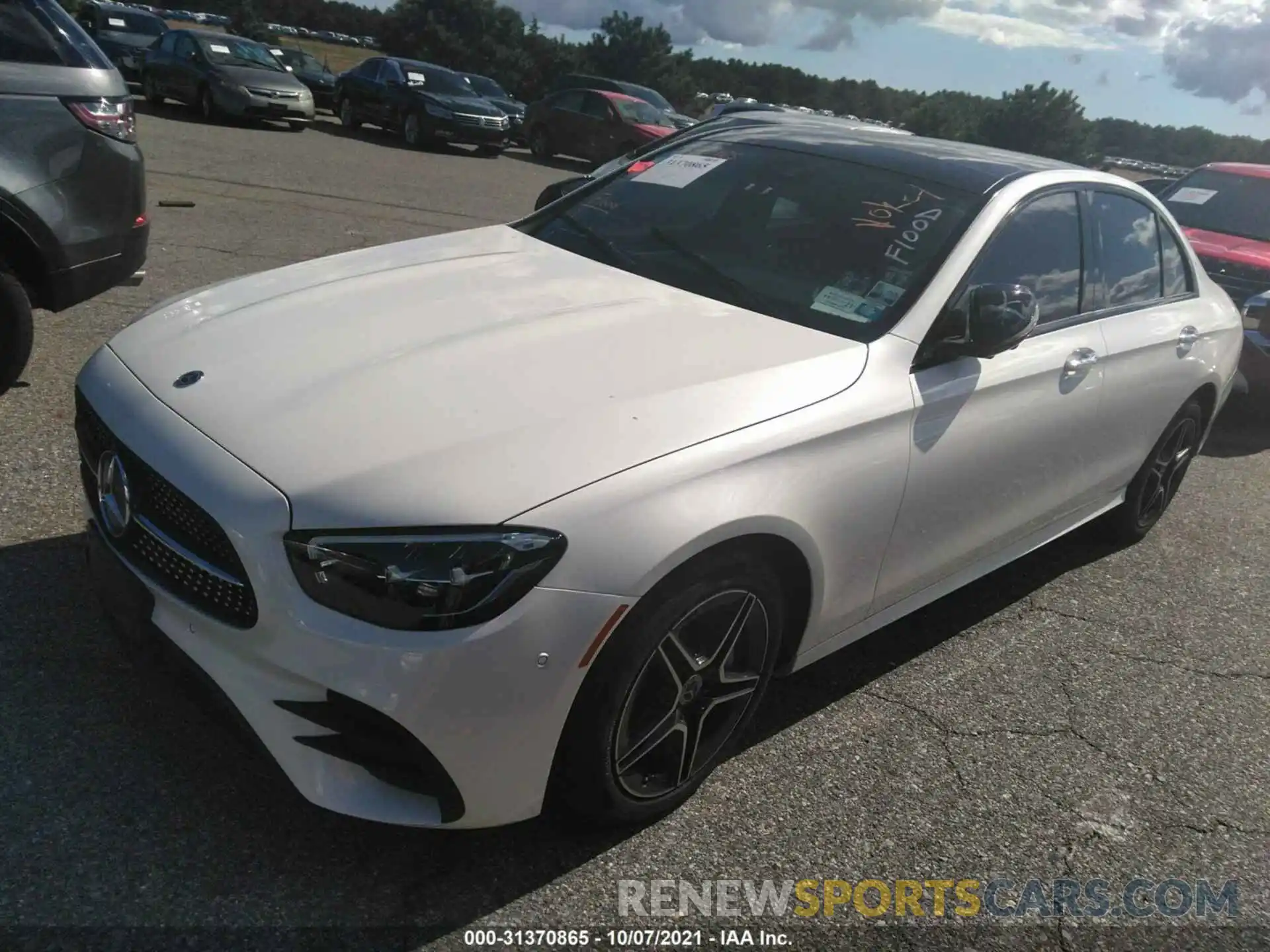 2 Photograph of a damaged car W1KZF8EB0MA906962 MERCEDES-BENZ E-CLASS 2021