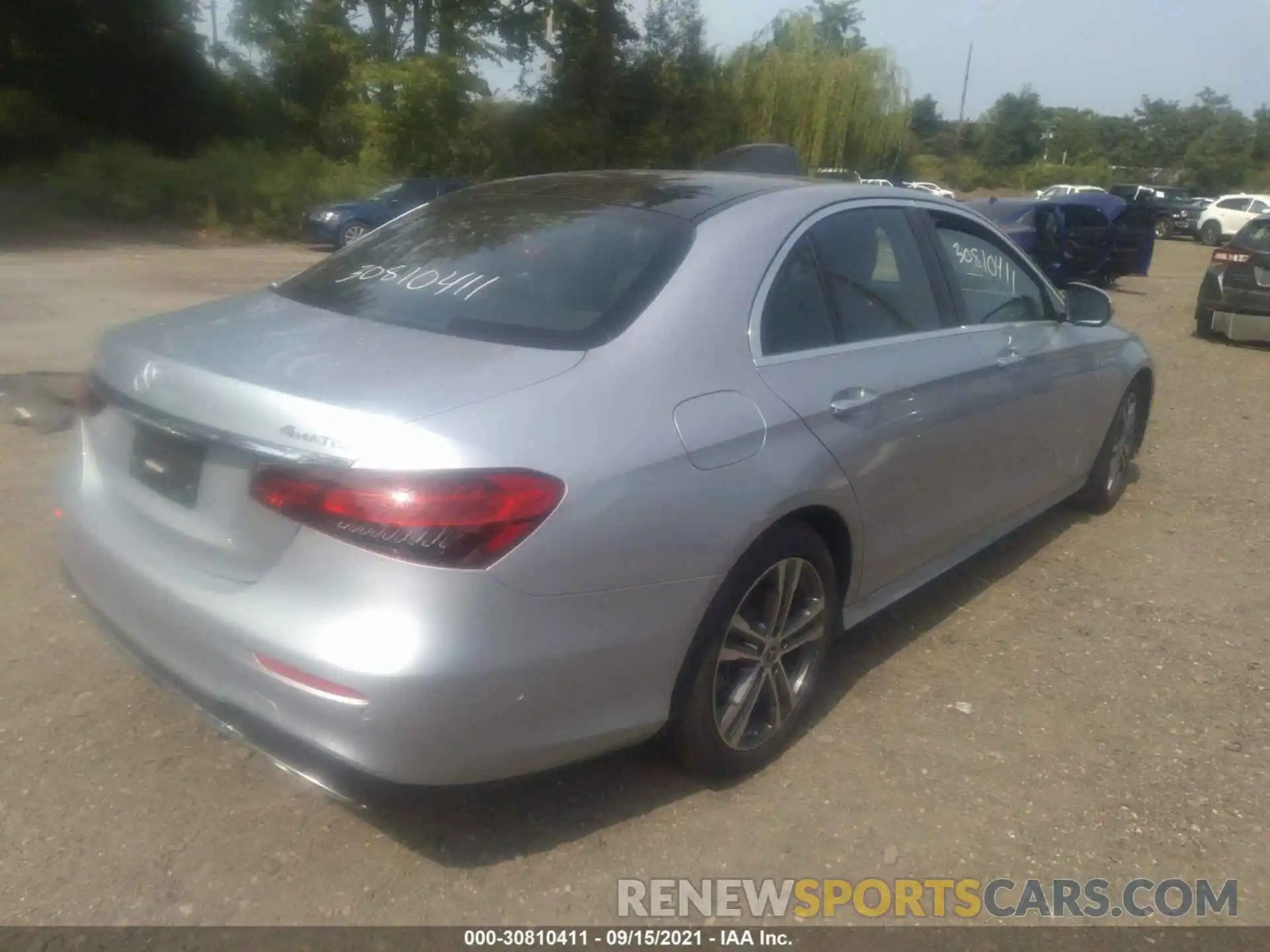 4 Photograph of a damaged car W1KZF8EB0MA944921 MERCEDES-BENZ E-CLASS 2021