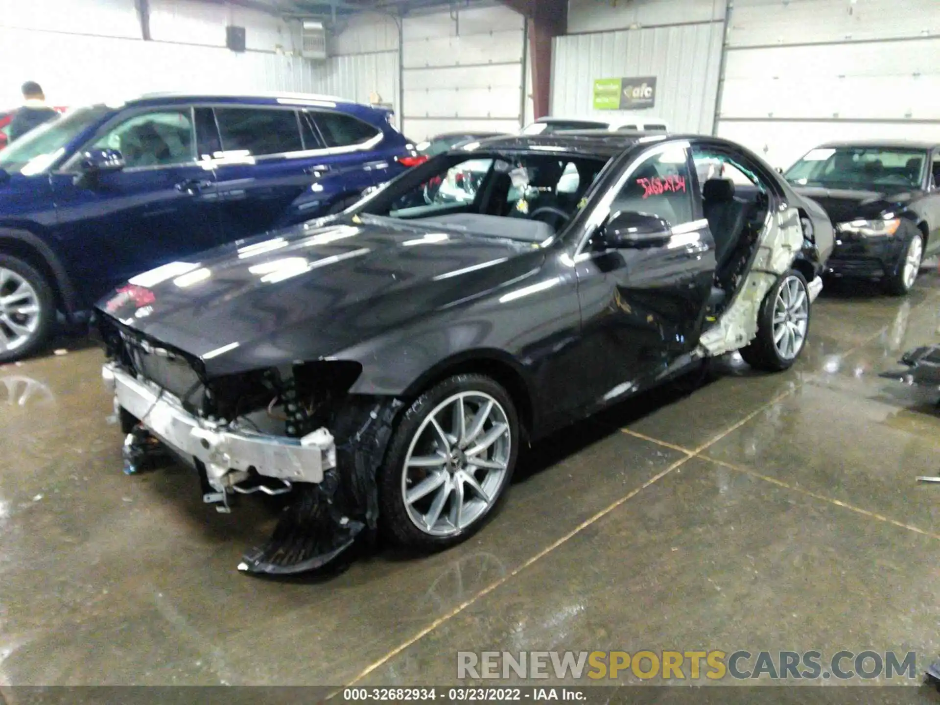 2 Photograph of a damaged car W1KZF8EB1MA893624 MERCEDES-BENZ E-CLASS 2021