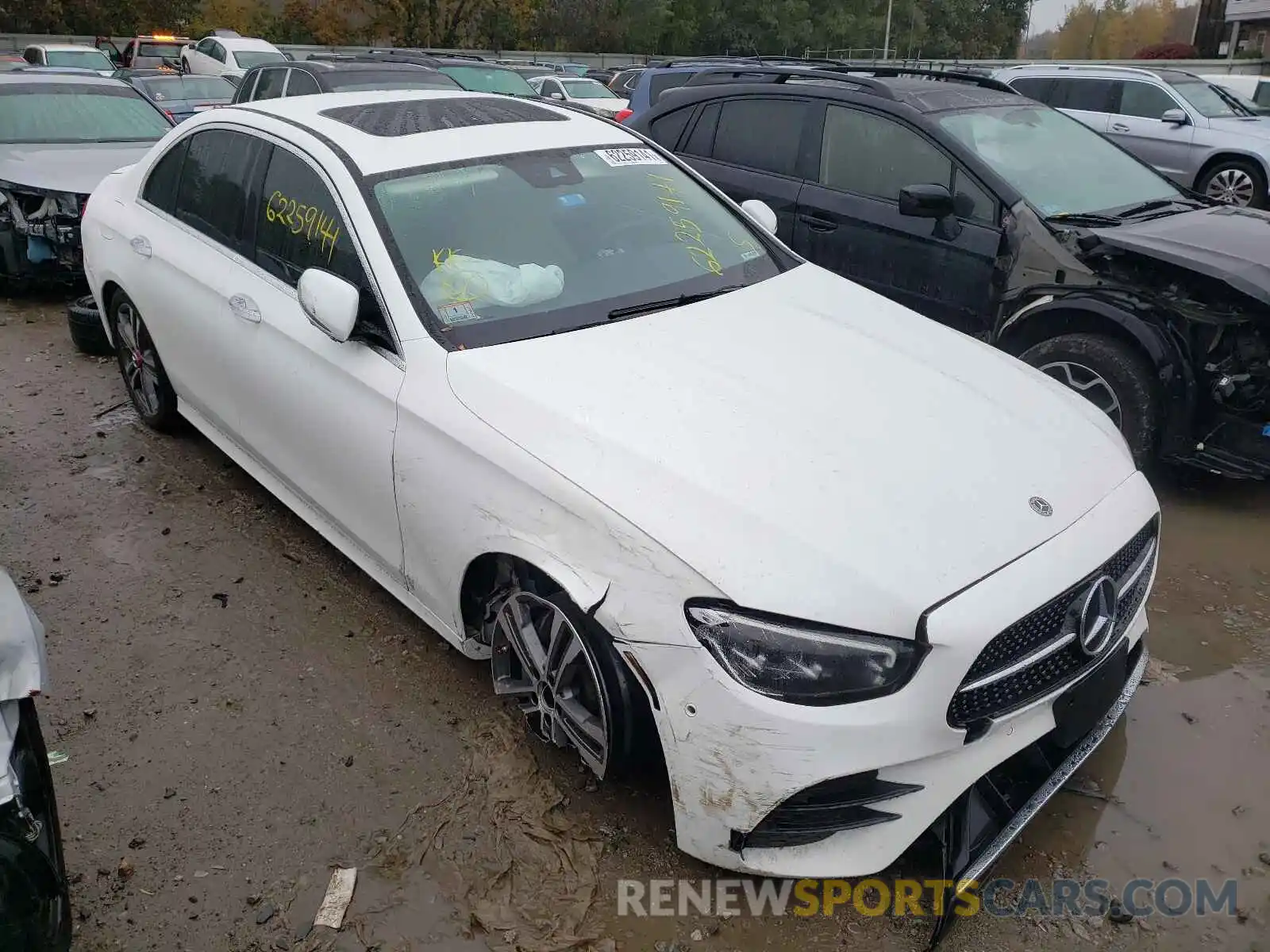 1 Photograph of a damaged car W1KZF8EB1MA895681 MERCEDES-BENZ E-CLASS 2021