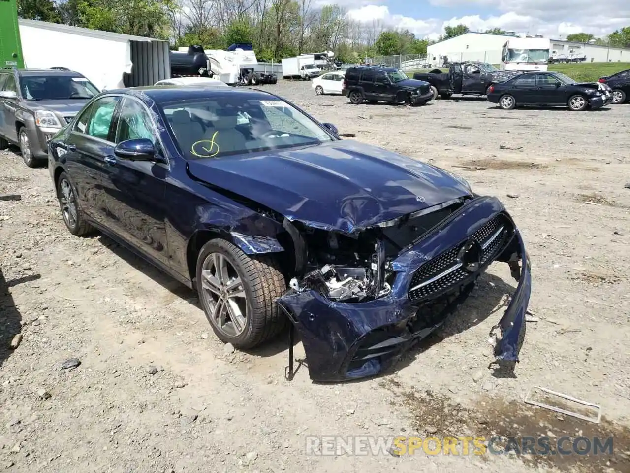 1 Photograph of a damaged car W1KZF8EB1MA934785 MERCEDES-BENZ E CLASS 2021